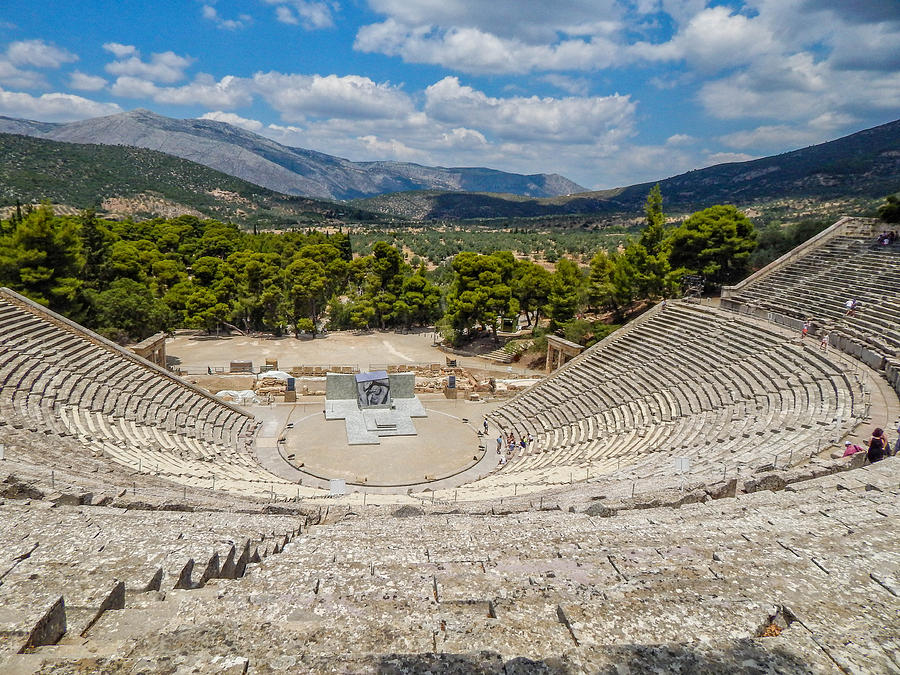 Sanctuary of Asklepios at Epidaurus Photograph by Joe Myeress