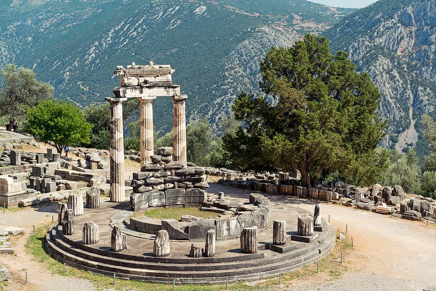 Sanctuary of Athena Pronaia Delphi Greece Photograph by Stefan Cristian Cioata
