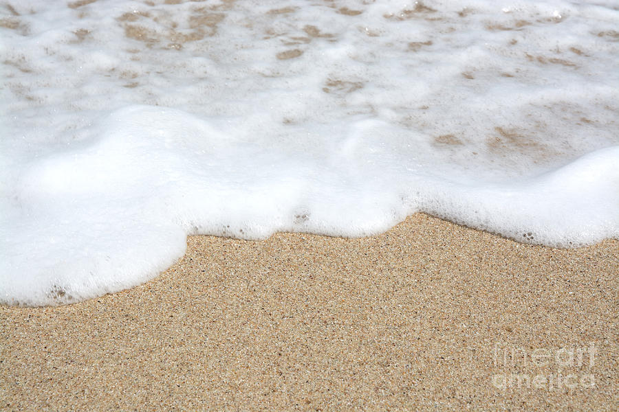 Sand And Seafoam Photograph