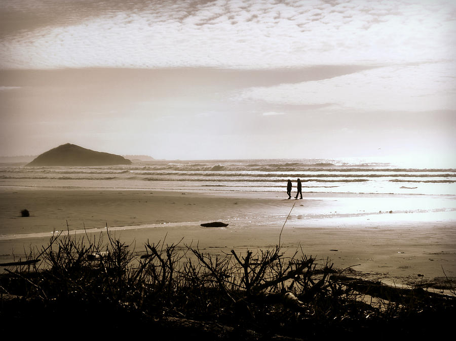 Sand and Silhouettes Photograph by Micki Findlay