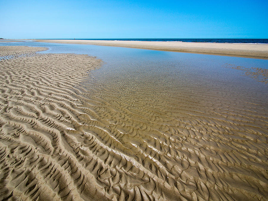 Sand bar structures no1 Photograph by Martin Liebermann