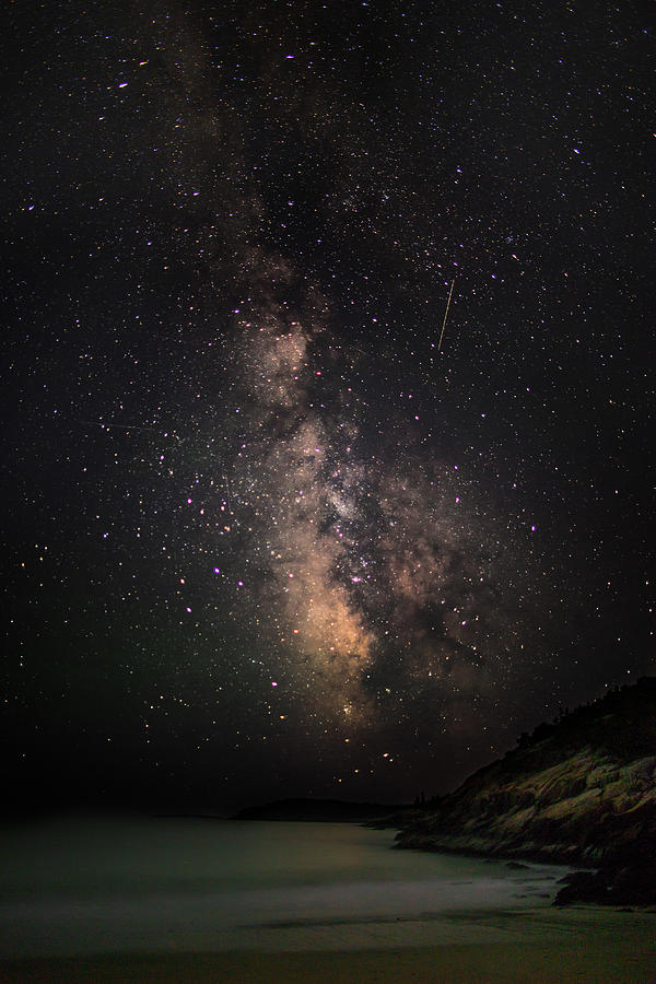 Sand Beach Milky Way Photograph by Jonathan Steele - Fine Art America