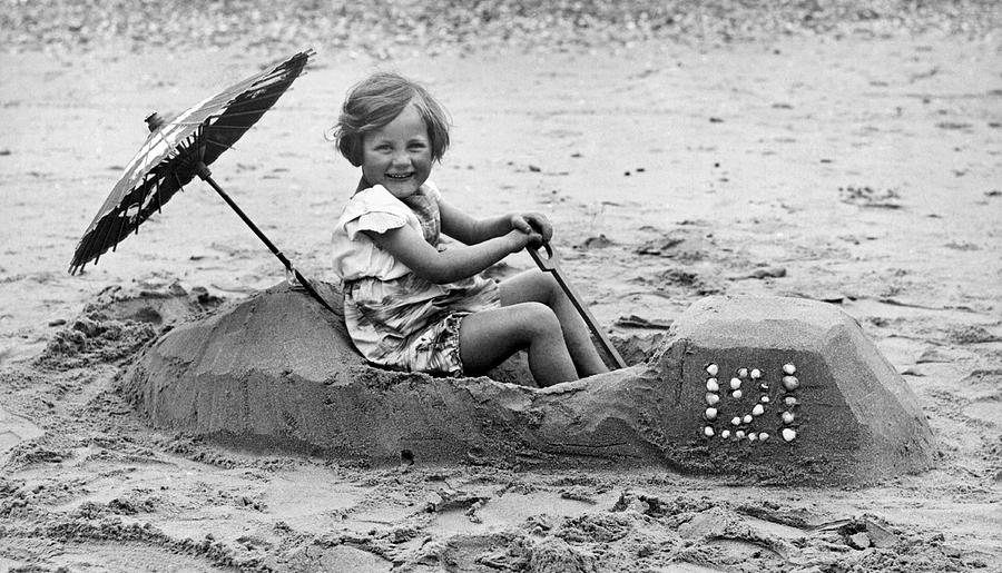 London Photograph - Sand Car Drive by Underwood Archives