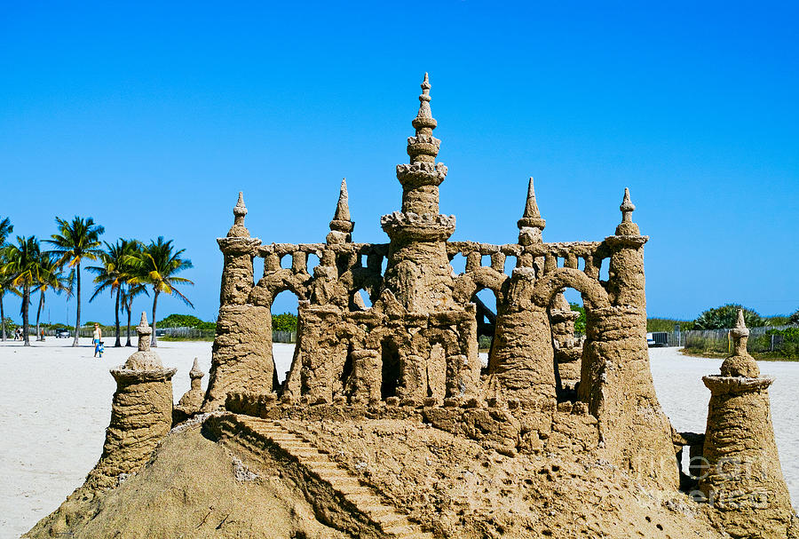 Sand Castle Photograph by Les Palenik