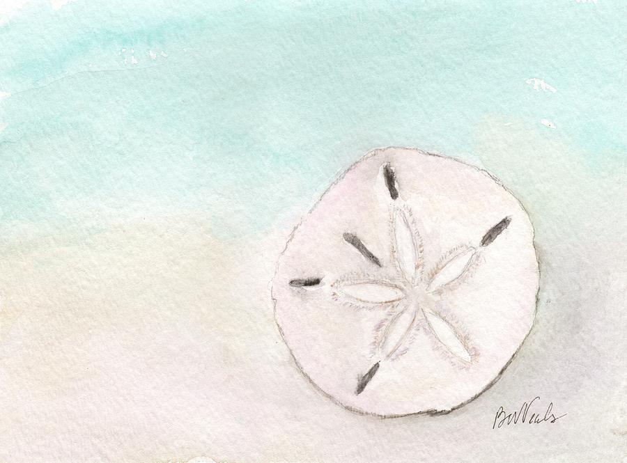 Sand Dollar Painting by Bev Veals