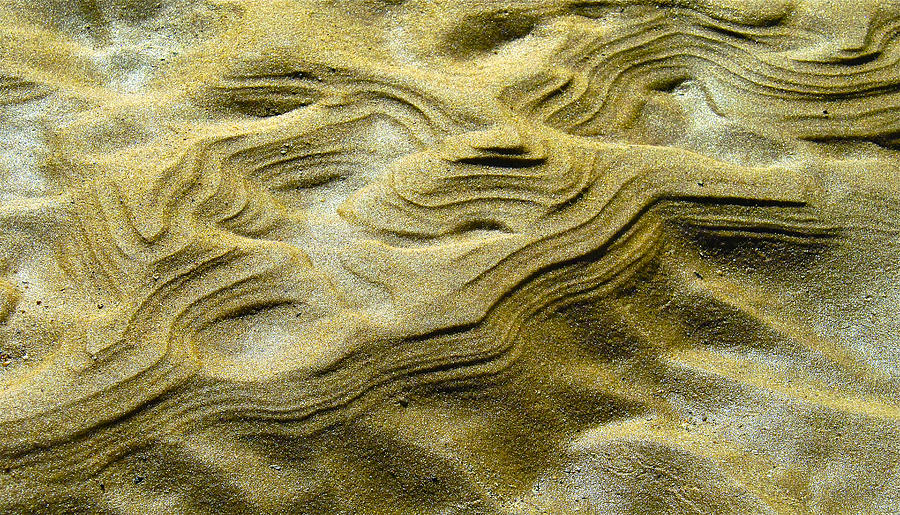 Sand drift Photograph by Jocelyn Kahawai