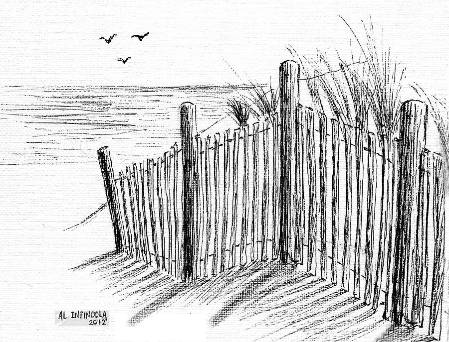 Sand dune Drawing by Al Intindola