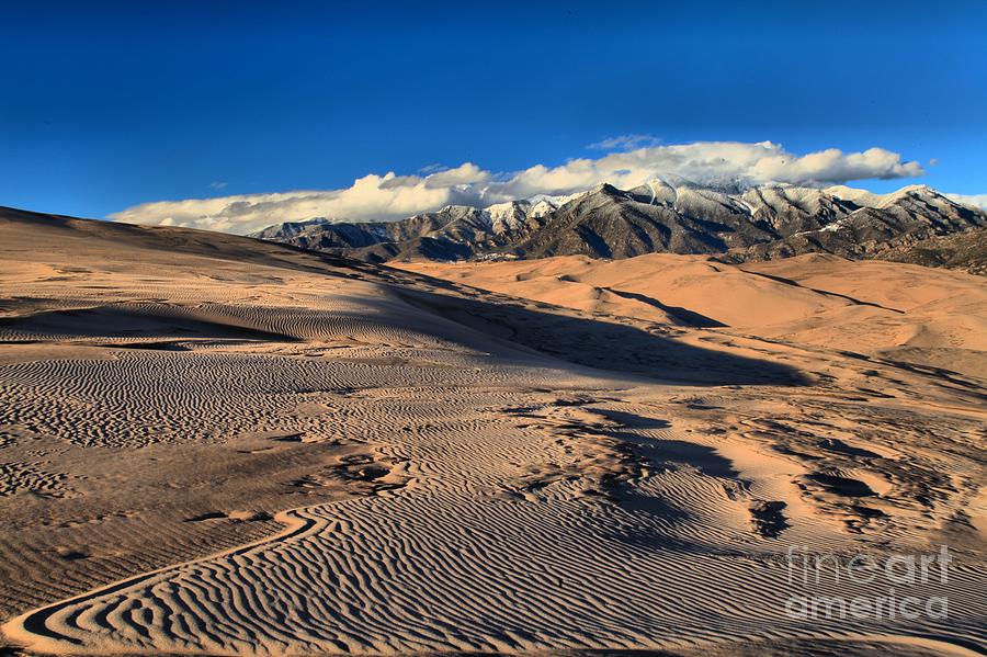 Great Sand Dunes National Park Photograph - Sand Dune Textures by Adam Jewell