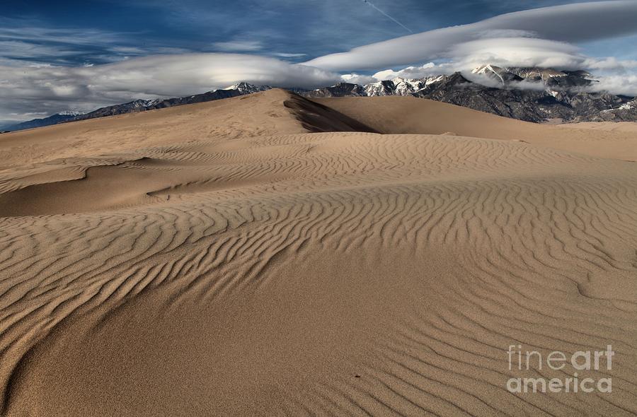 Sand Dunes And UFOs Photograph by Adam Jewell