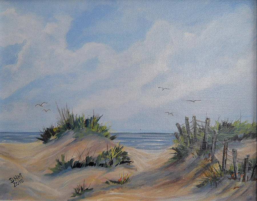 Beach Painting - Sand Dunes by Dorothy Maier