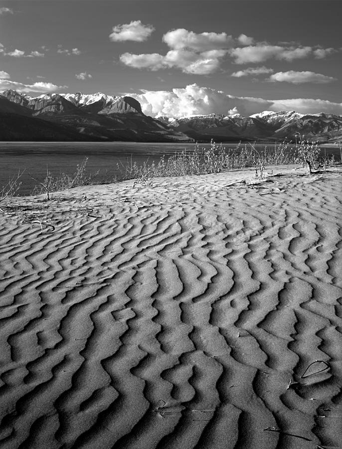1M3938-BW-Sand Dunes in the Rockies  Photograph by Ed  Cooper Photography