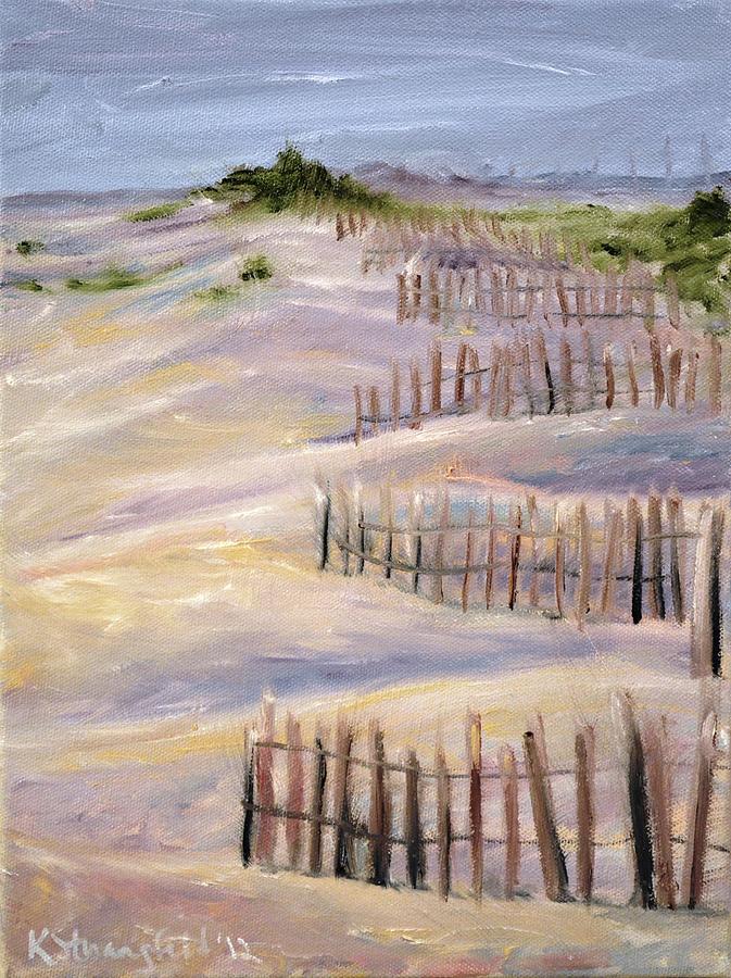 Summer Painting - Sand Dunes by Karen Strangfeld