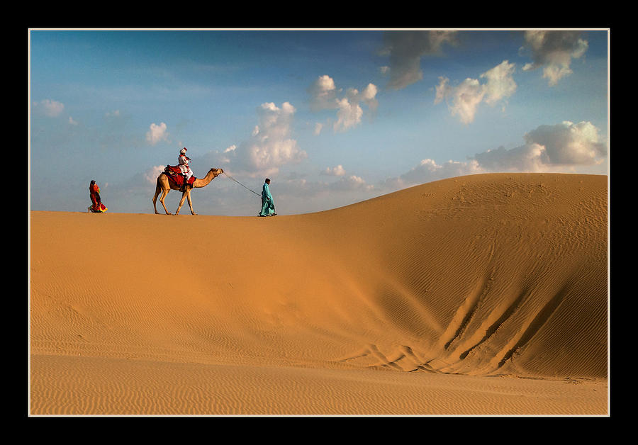 Camel Photograph - Sand Dunes by Mukesh Srivastava