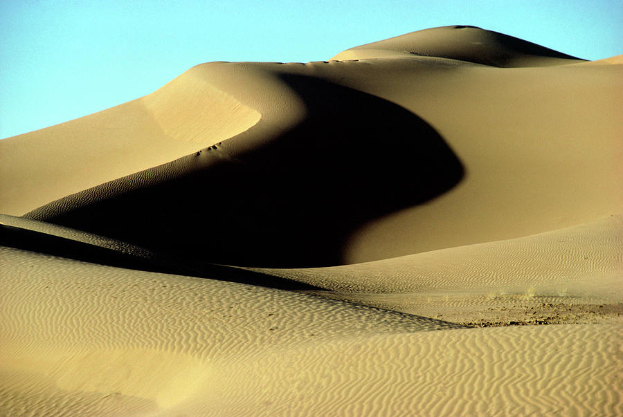Sand Dunes Near Kerzaz Photograph by Sinclair Stammers/science Photo Library