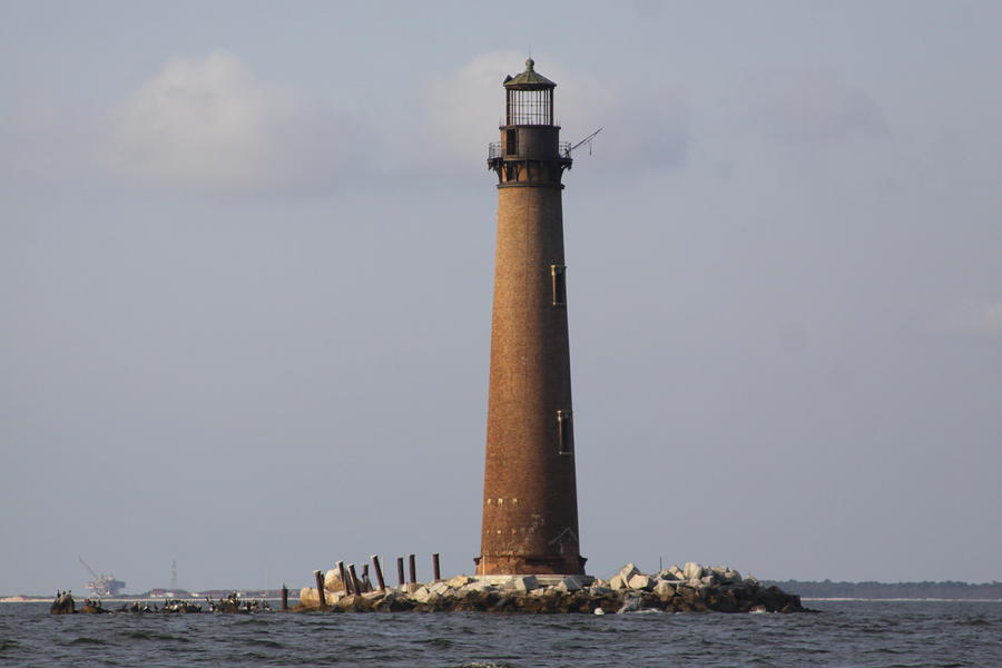 Sand Island Lighthouse - Once 40 Acres Photograph by Travis Truelove