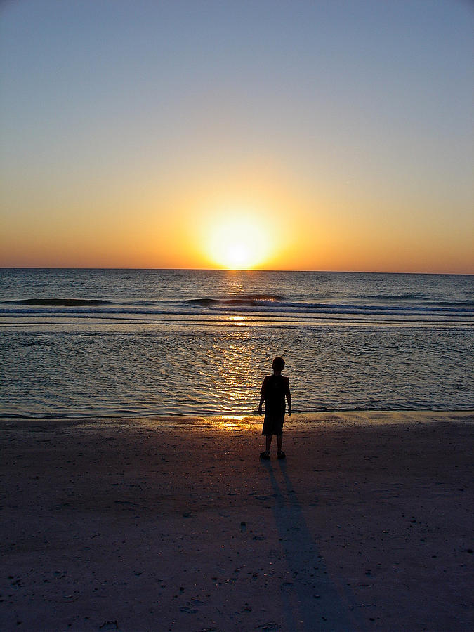 Sand Key Sunset Photograph by David Nicholls