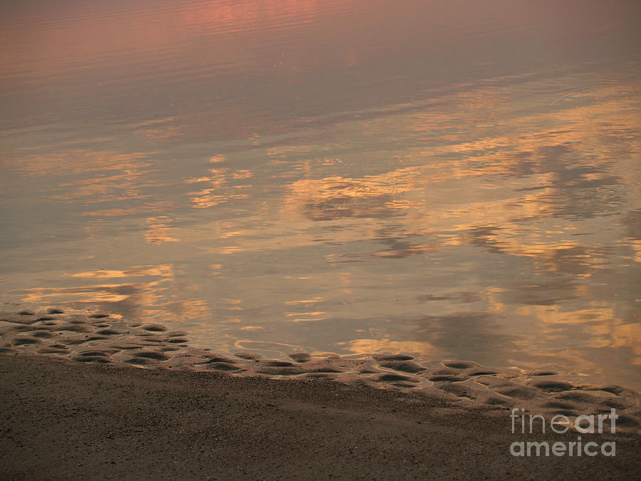 Sand Meets Clouds and Sea - Hunting Island - South Carolina Photograph by Anna Lisa Yoder