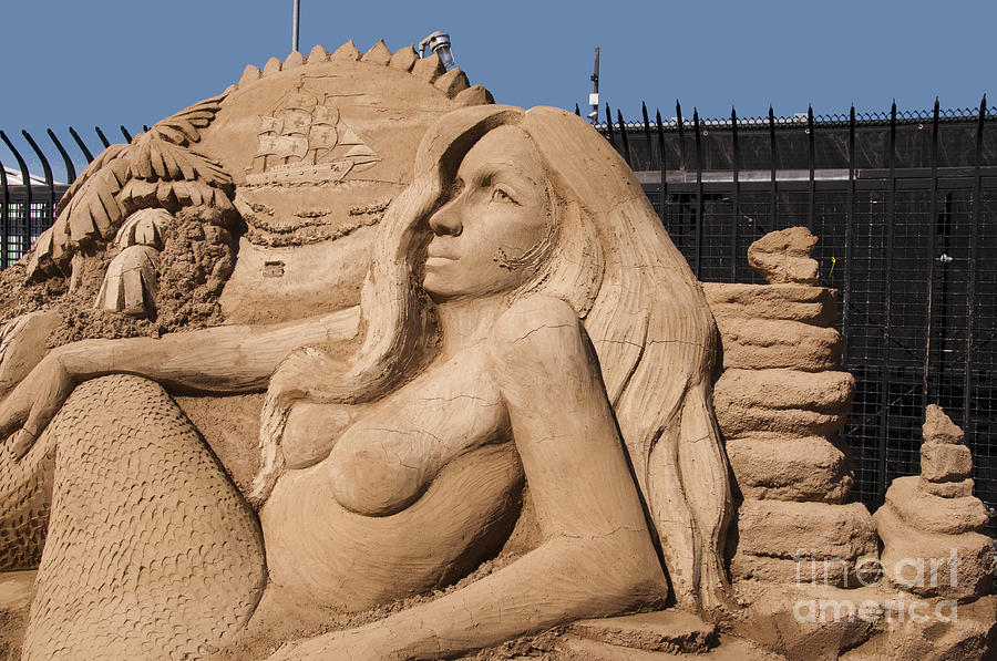 Sand mermaid Photograph by Brenda Kean Sand mermaid Photograph by Brenda Kean