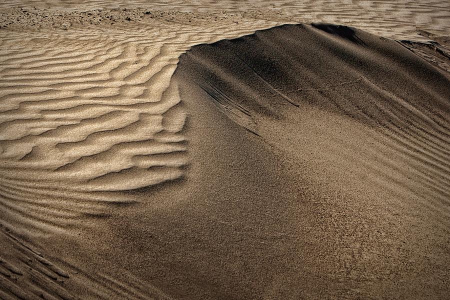 Abstract Photograph - Sand Pattern Abstract - 2 by Nikolyn McDonald
