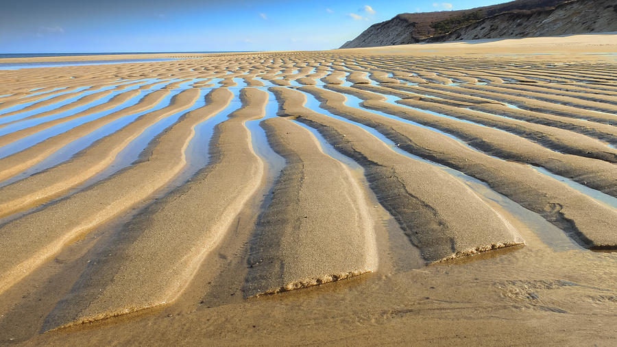 Sand Ripples At Low Tide Photograph by Darius Aniunas
