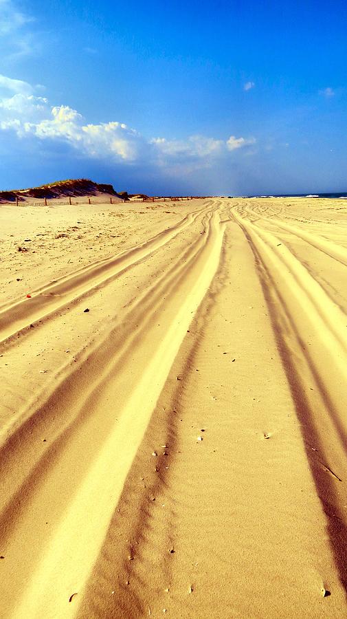 Sand Trails Photograph by Art Dingo