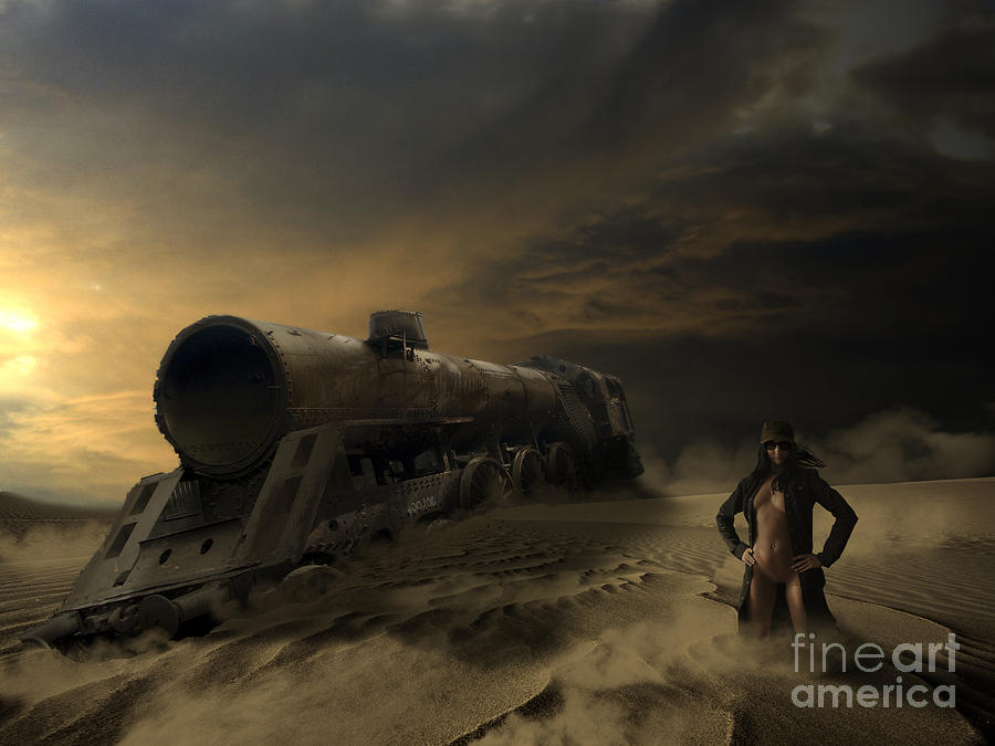 Nude Photograph - Sand Waves by Joe Torkoly