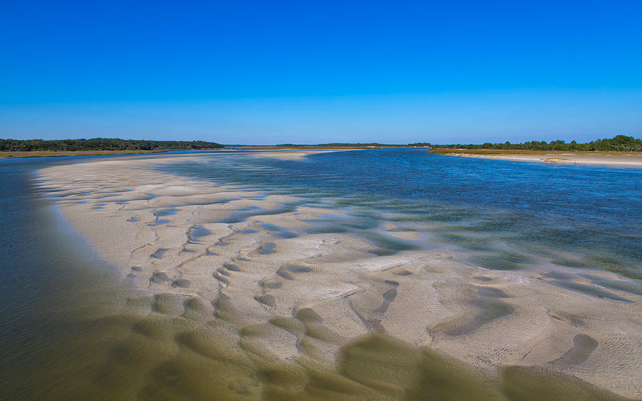 Sandbars on the Fort George River Photograph by John M Bailey