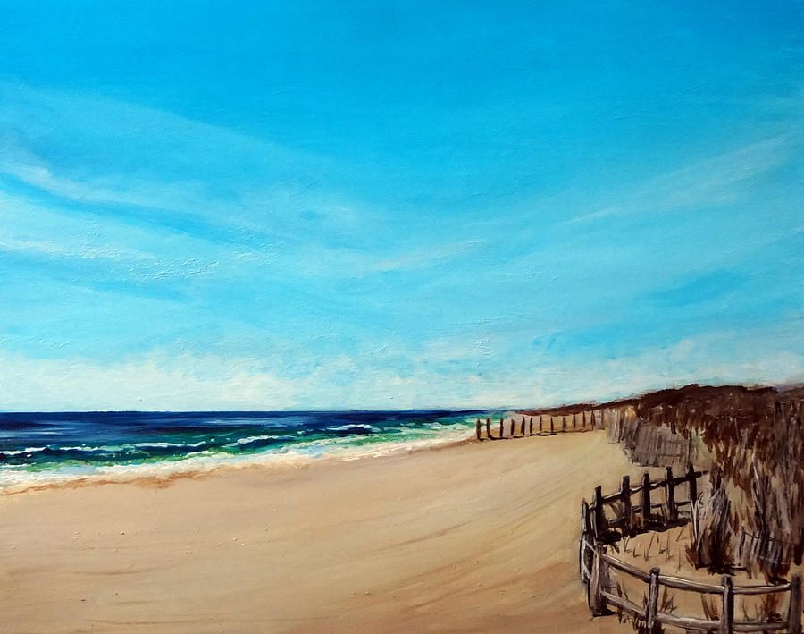 Sandbridge Virginia Beach Painting by Katy Hawk