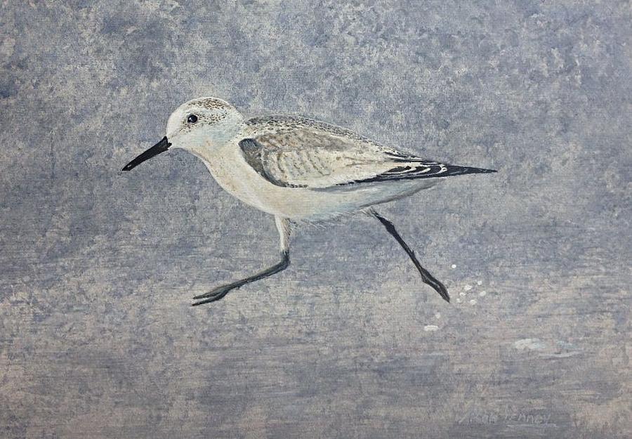 Sandpiper Painting by Stan Tenney