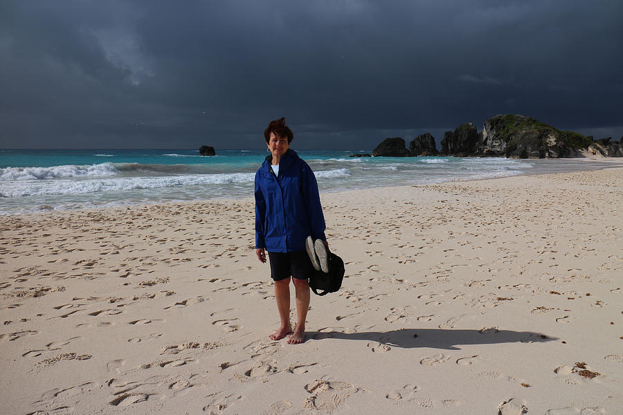 Beach Photograph - Sandra in Bermuda by Paul Thomas
