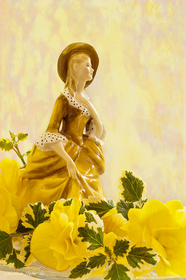 Sandra Poreclain - Royal Doulton Figurine Still Life Photograph by Sandra Foster