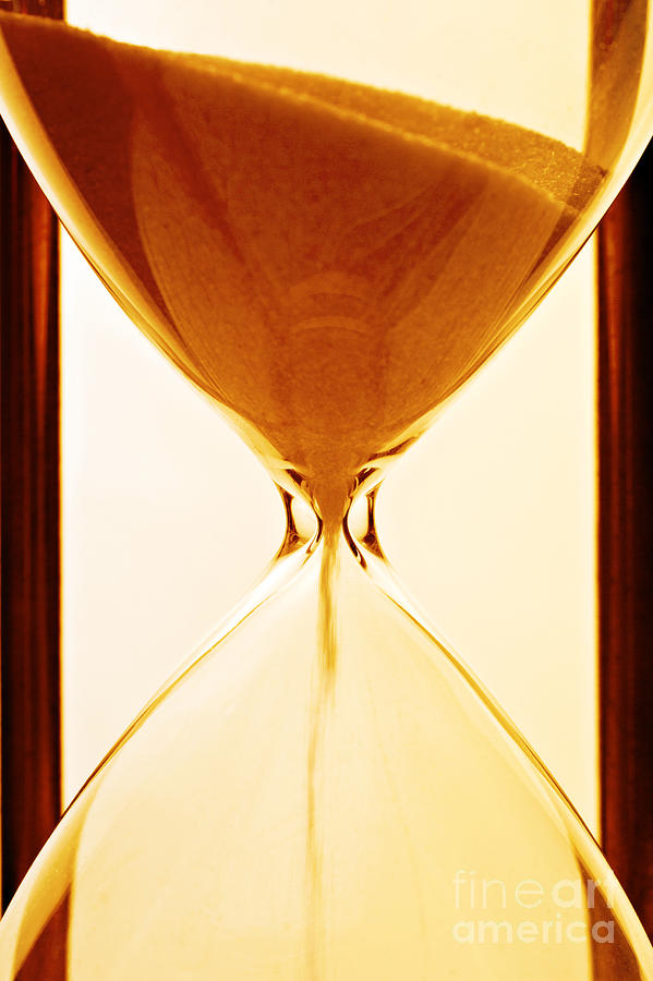 Clock Photograph - Sands of Time by Colin and Linda McKie