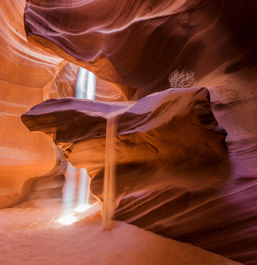 Antelope Canyon Photograph - Sands of Time by Tassanee Angiolillo