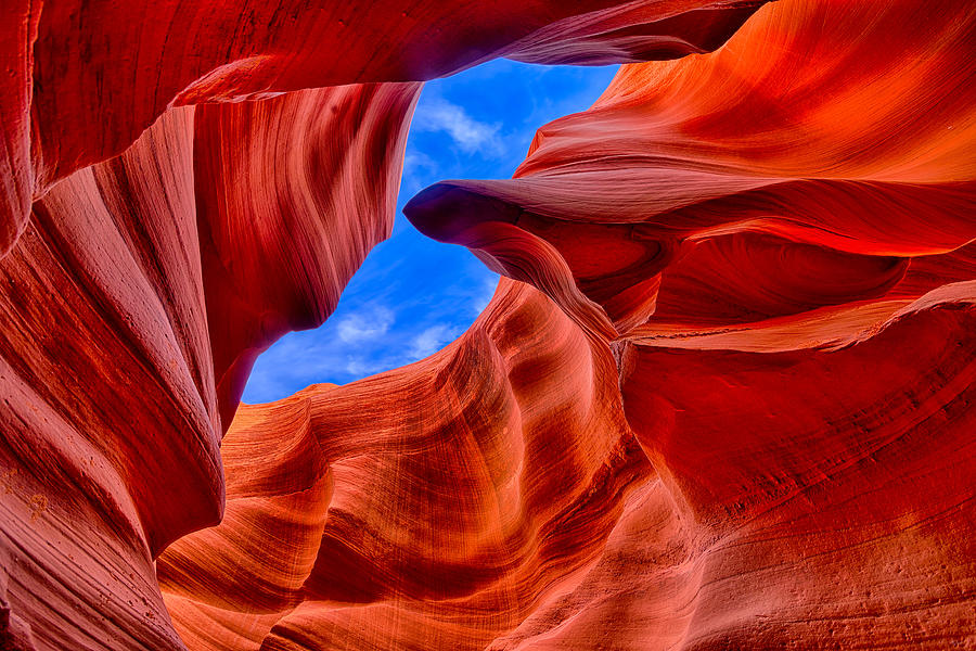 Sandstone Curves in Antelope Canyon Photograph by Greg Norrell