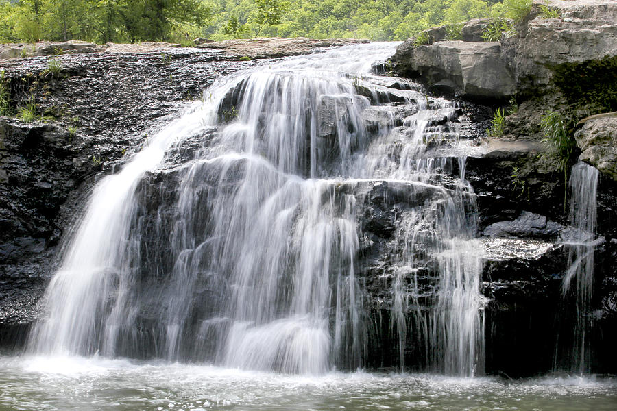 Sandstone falls Photograph by Robert Camp