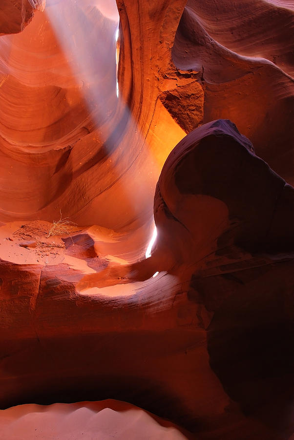 Sandstone Flare - Antelope Canyon  Photograph by Gregory Ballos