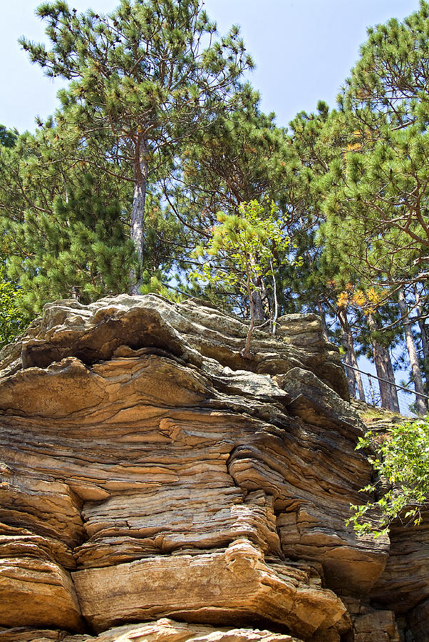 Sandstone Formations Along The Wisconsin River Photograph By Thomas