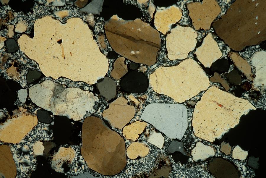 Sandstone In Chalcedony Matrix Photograph by Science Photo Library Sandstone In Chalcedony Matrix Photograph by Science Photo Library