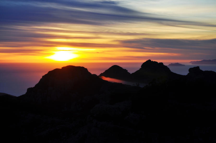 Sandstone Peak Sunset Photograph by Kyle Hanson