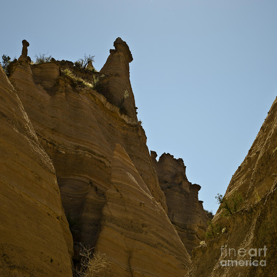 Sandstone Peaks Sq Photograph by David Gordon
