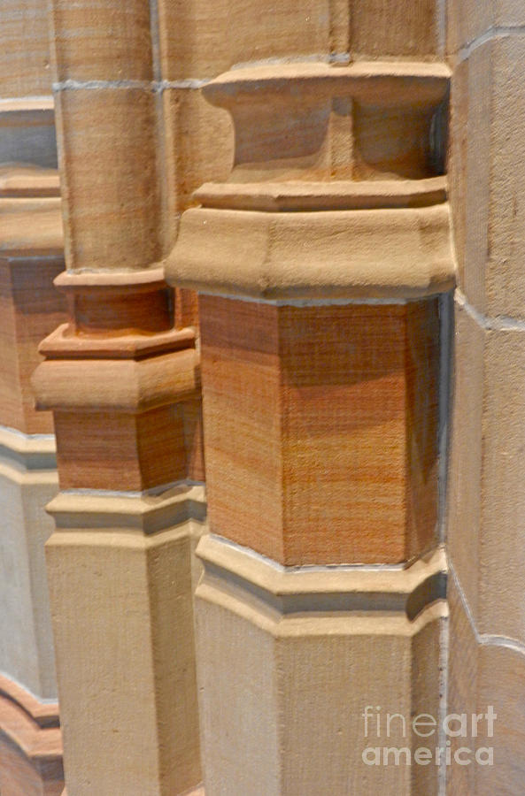 Sandstone Pillars Photograph by Val Miller