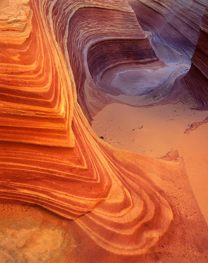 Sandstone Swirl Photograph by Ray Mathis