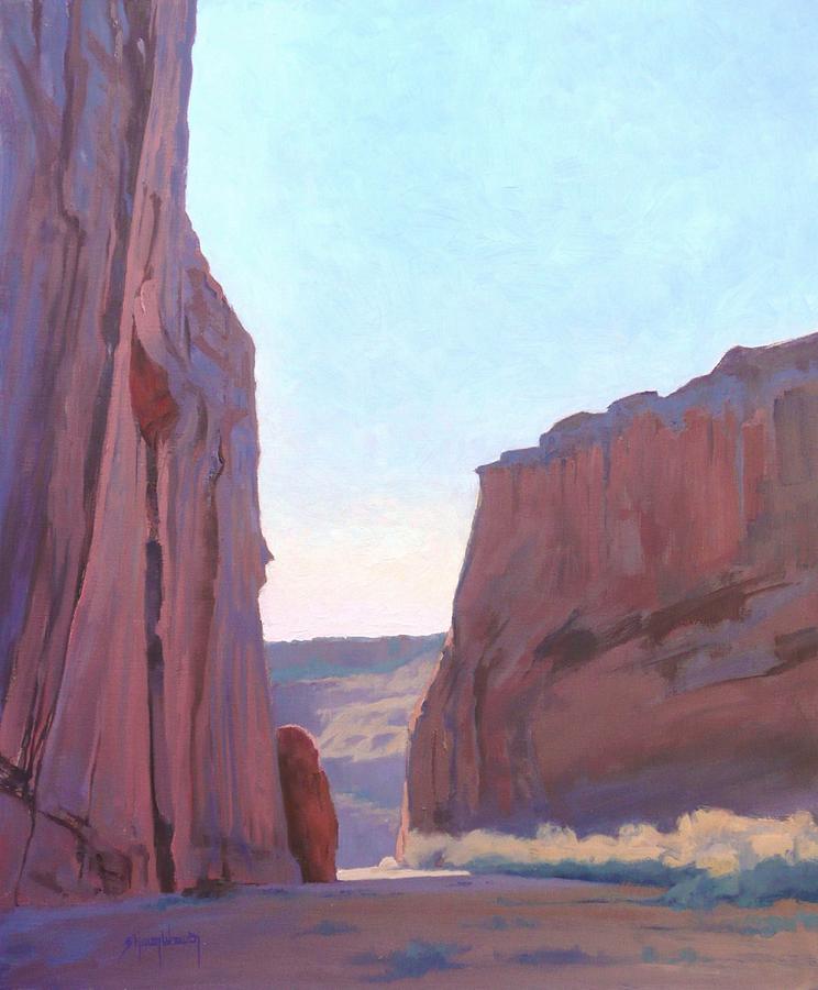 Sandstone Towers Painting by Sharon Weaver