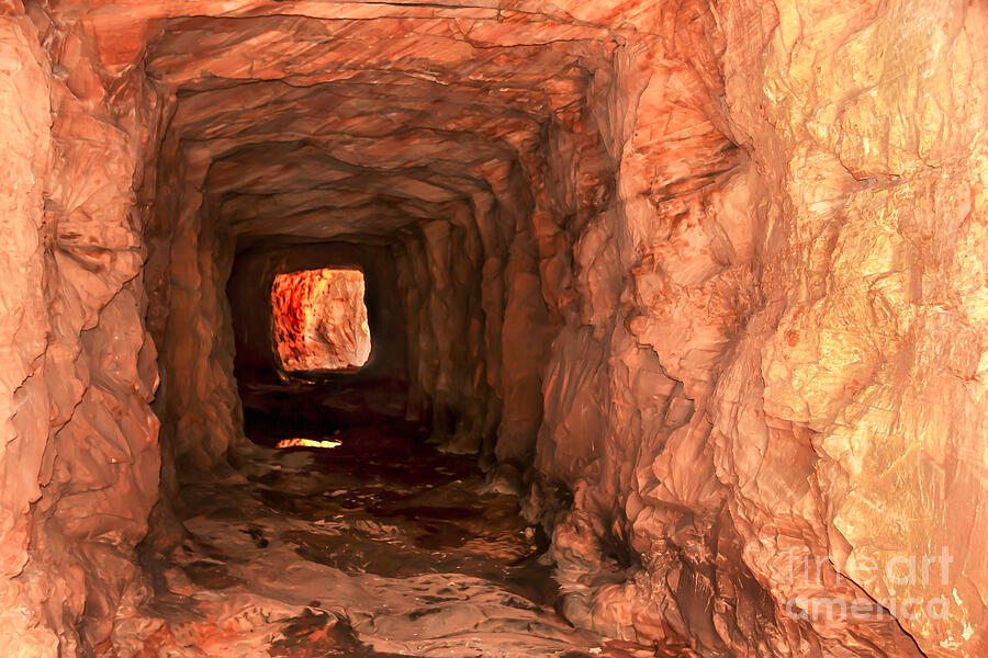 Sandstone Tunnel Photograph by Robert Bales