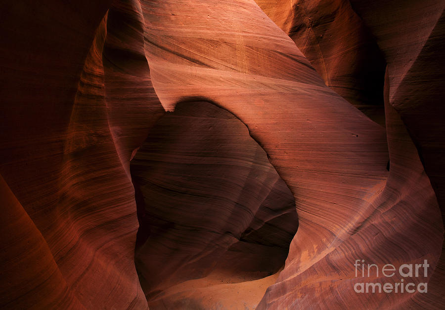 Antelope Canyon Photograph - Sandstone Window by Michael Dawson