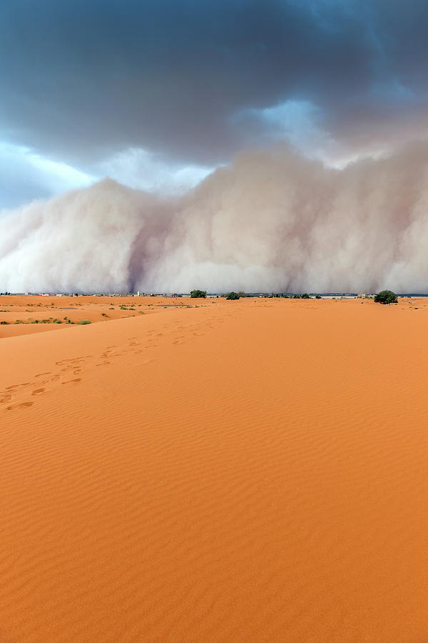 Sandstorm Approaching Merzouga Photograph by Pavliha Sandstorm Approaching Merzouga Photograph by Pavliha