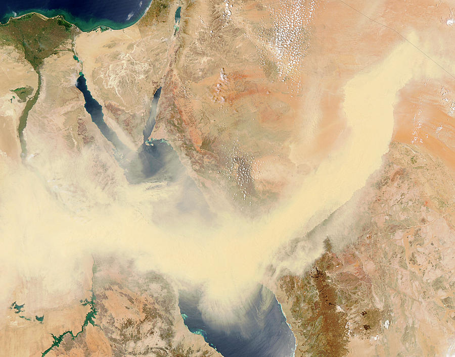 Sandstorm Photograph by Nasa/science Photo Library
