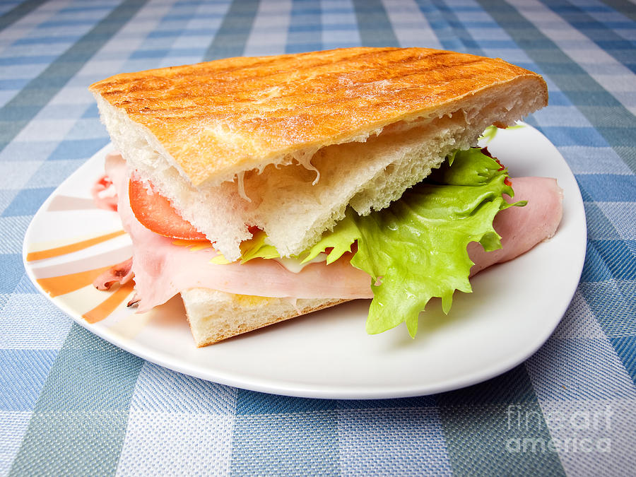 Tomato Photograph - Sandwich by Sinisa Botas