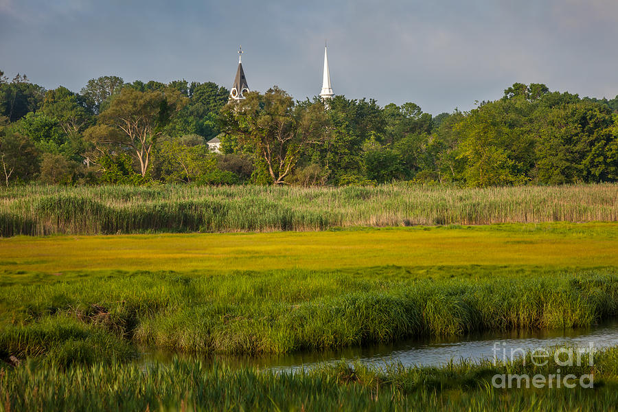 Sandwich Steeples Photograph by Susan Cole Kelly