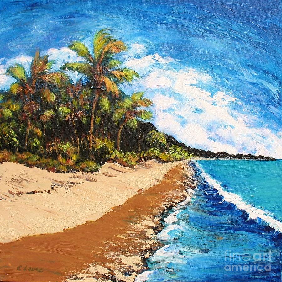 Sandy Beach Painting by Eileen Lovre Fine Art America